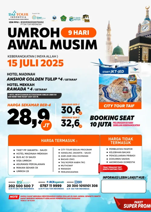 15 Juli 2025 Awal Musim