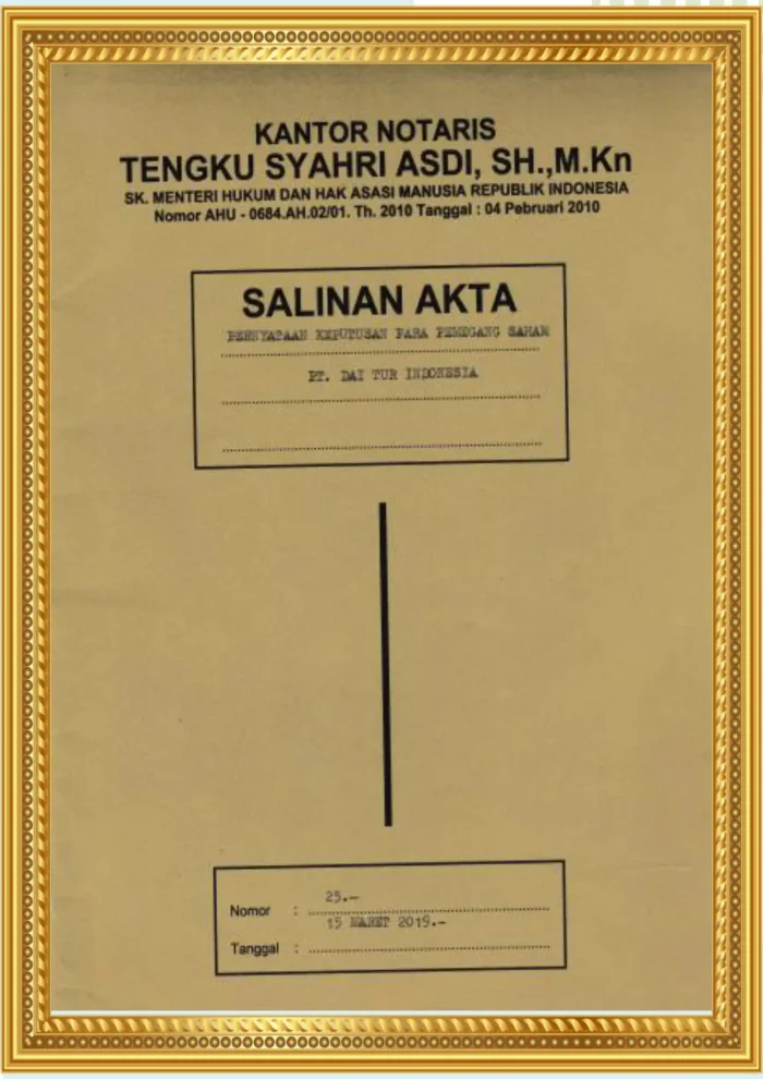 Salinan Akte